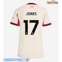 Camisa de time de futebol Liverpool Curtis Jones #17 Replicas 2º Equipamento Feminina 2025-26 Manga Curta